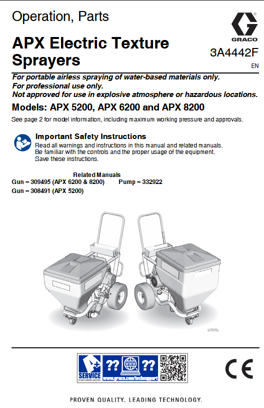 Graco APX 8200 Airless